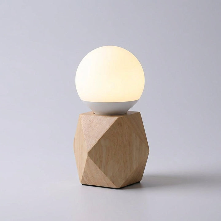 Geometric Base Bedside Lamp - Nordiqueo