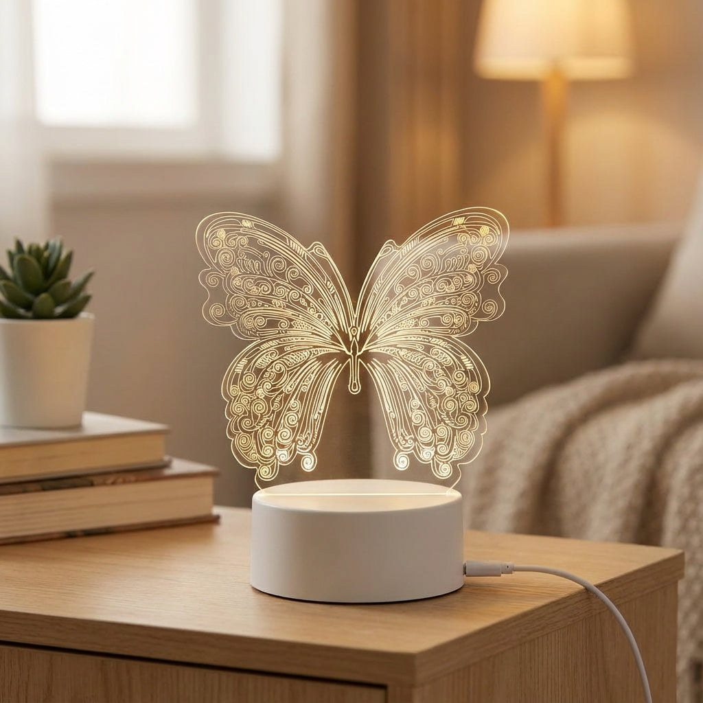 Geometric Butterfly Table Lamp -  Novabutter