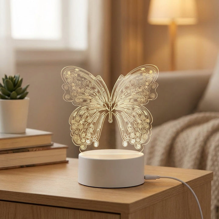 Geometric Butterfly Table Lamp -  Novabutter