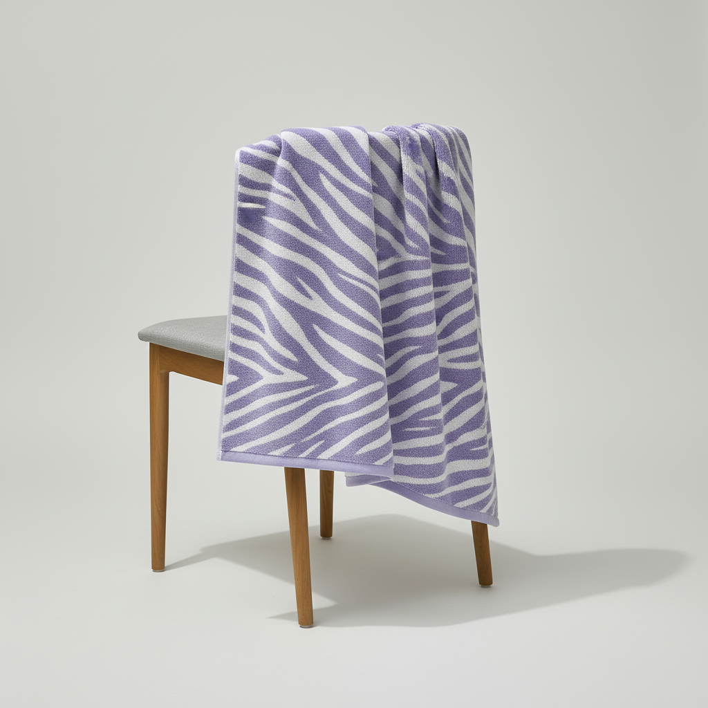 Gestreiftes Baumwollhandtuch - TigerTowel