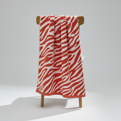 Gestreiftes Baumwollhandtuch - TigerTowel