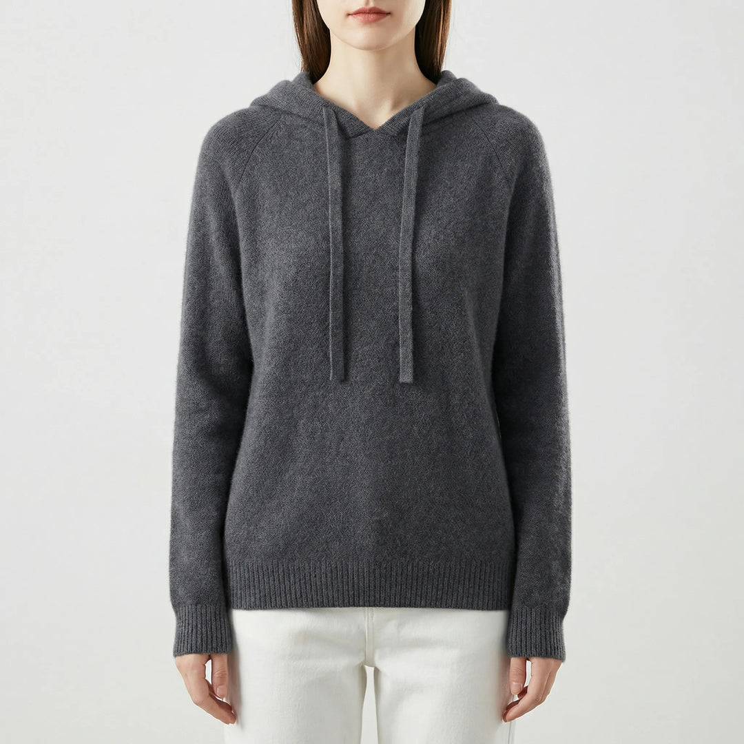 Gestrickter Kapuzenpullover Mit Weicher Struktur - Angie