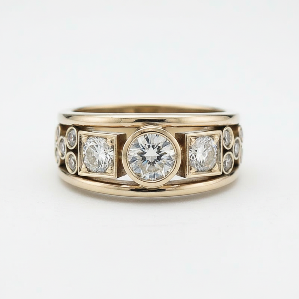 Goldring Mit Zirkonia - LuxeBand 