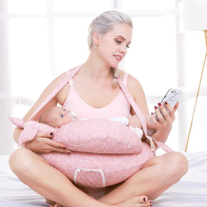 Ergonomický polštář pro kojení pro matky a miminka – Mléčné okamžiky