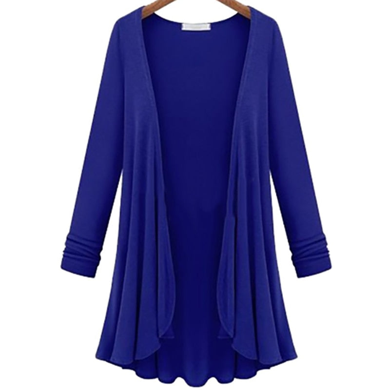 Dámský cardigan s volánky – Podzimní kouzlo Elena