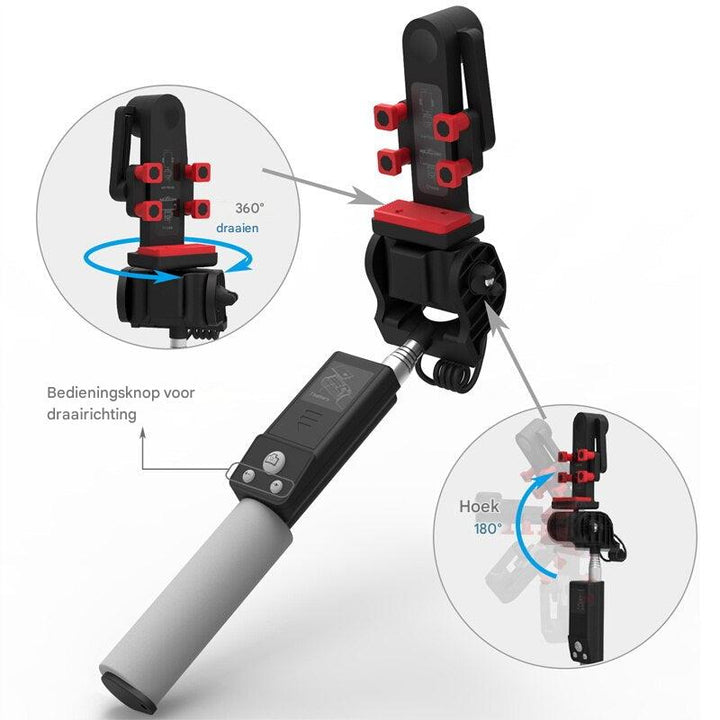 Bluetooth selfie tyč s 360° rotací – SpinShot