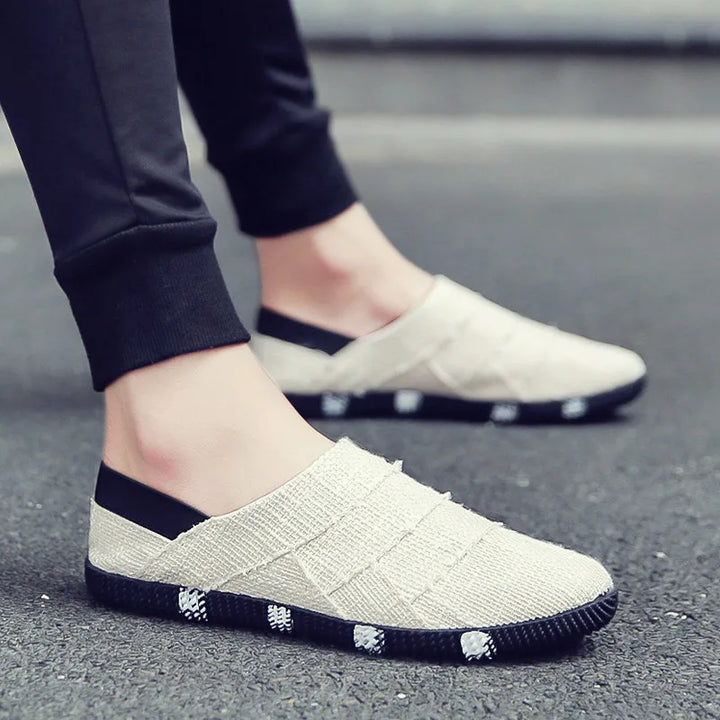 Lehké a stylové plátěné espadrilky s konopovou podrážkou pro muže - Elias