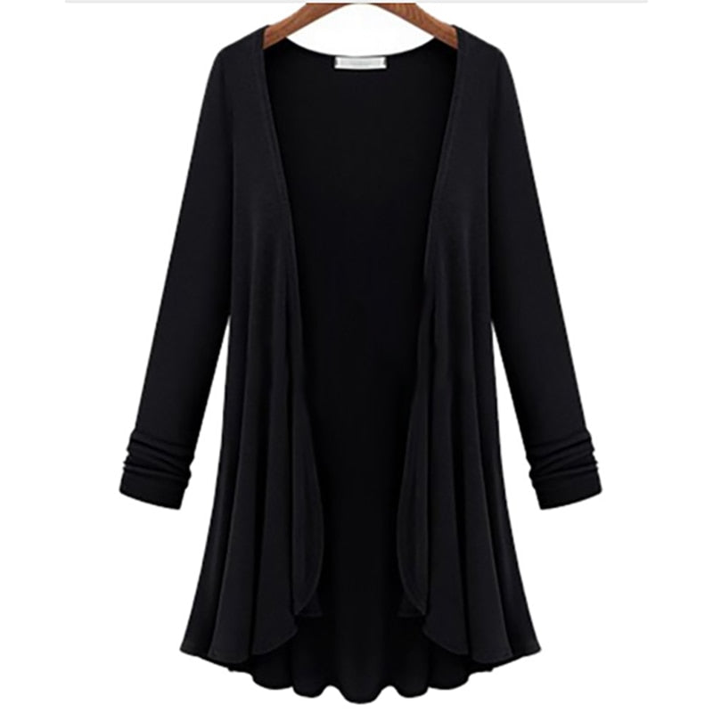 Dámský cardigan s volánky – Podzimní kouzlo Elena