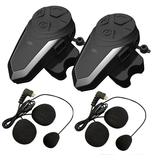 Bluetooth interkom pro motocyklovou helmu s FM a dosahem 1000 m – RoadLink S3