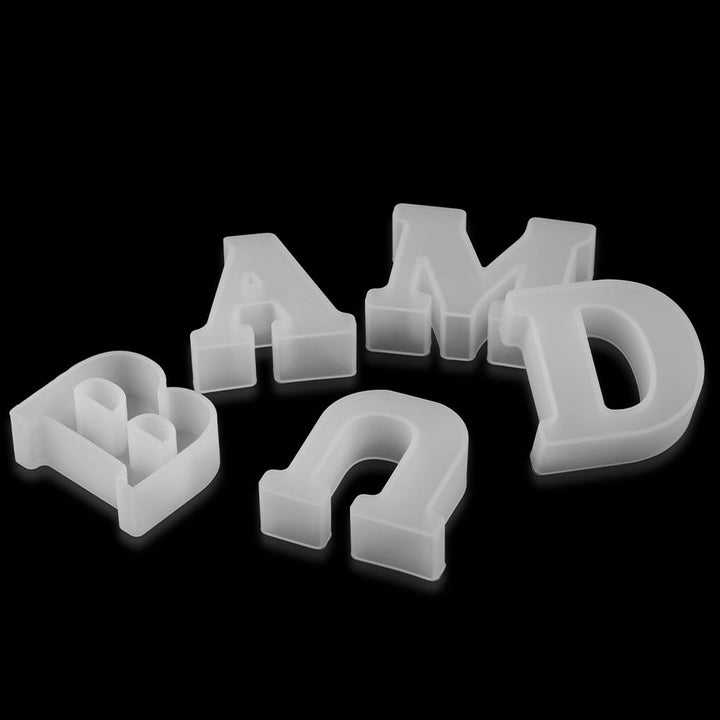 3D silikonová forma na odlévání čokoládových písmen – Pečení radost (1+1 zdarma)