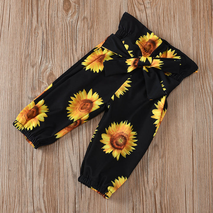 2-dílný dětský outfit s motivem slunečnice – SolLeende