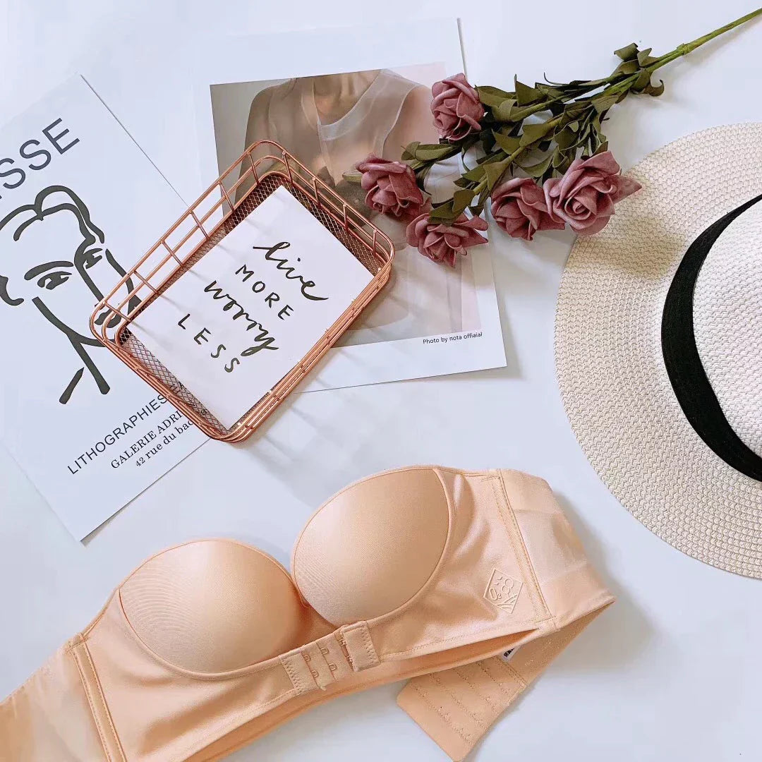 Bezdrátová push-up podprsenka s efektem zvedání – Elina