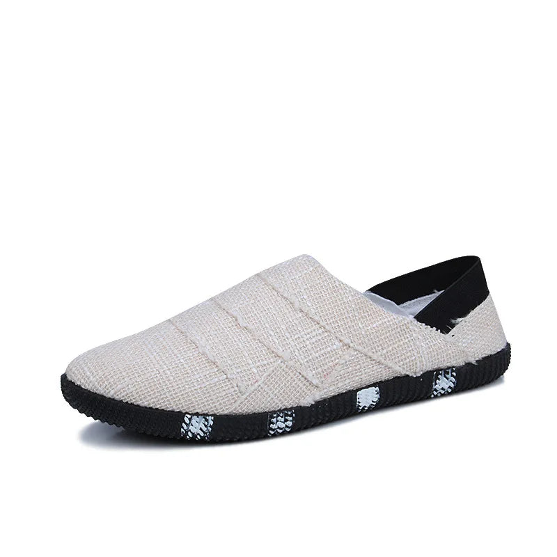 Lehké a stylové plátěné espadrilky s konopovou podrážkou pro muže - Elias