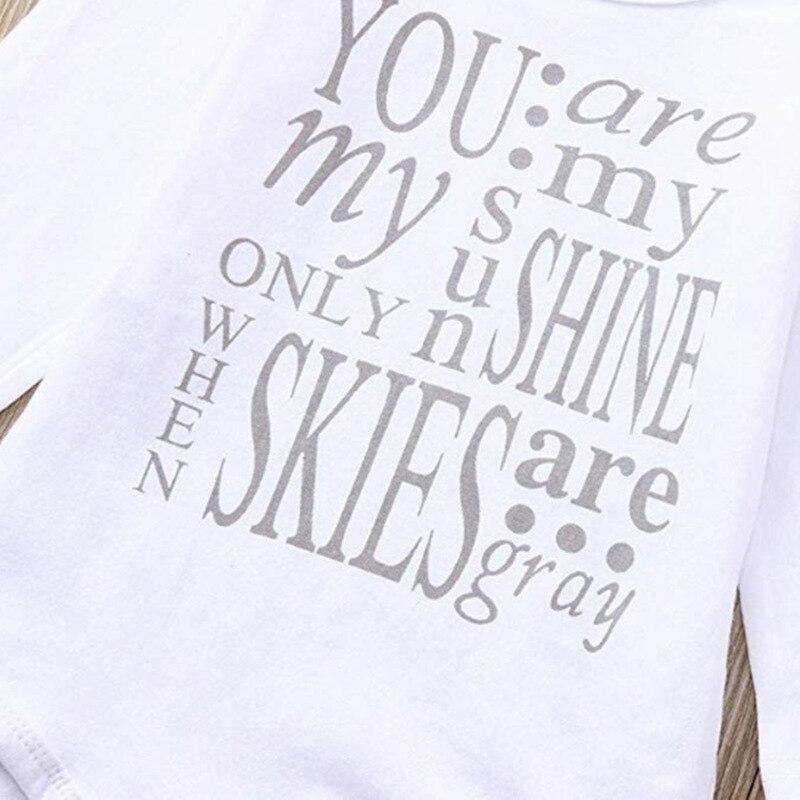 Dětský outfit s textem a volánovými kalhotami – Podzimní zázraky