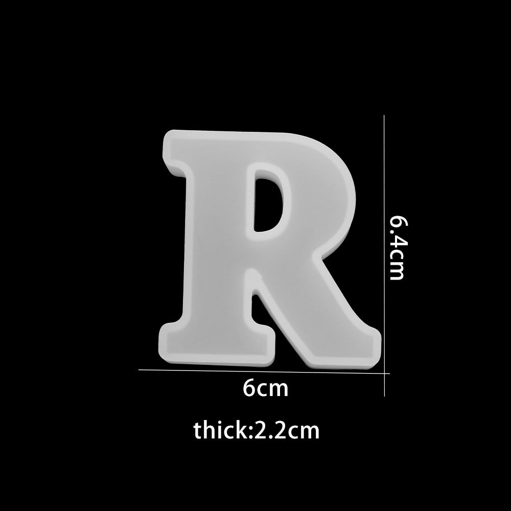 3D silikonová forma na odlévání čokoládových písmen – Pečení radost (1+1 zdarma)