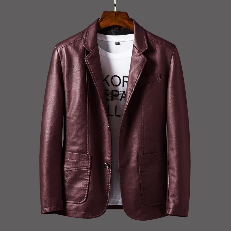 Pánský kožený blazer – Leonardo podzimní edice