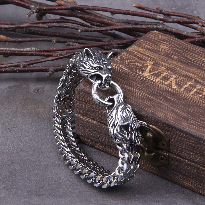 Vikingský náramek s vlčím přívěskem – Ragnar