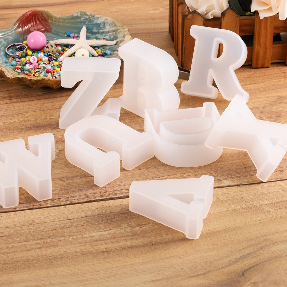 3D silikonová forma na odlévání čokoládových písmen – Pečení radost (1+1 zdarma)