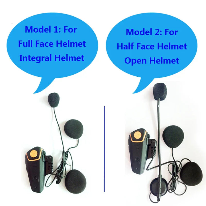 Vodotěsný Bluetooth interkom pro motocykl s FM a dosahem 1000 m – RoadLink