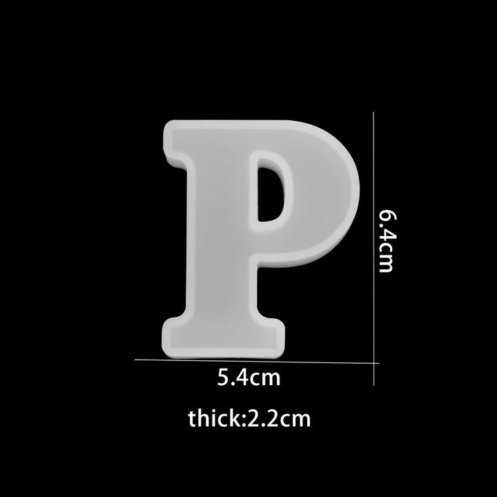 3D silikonová forma na odlévání čokoládových písmen – Pečení radost (1+1 zdarma)