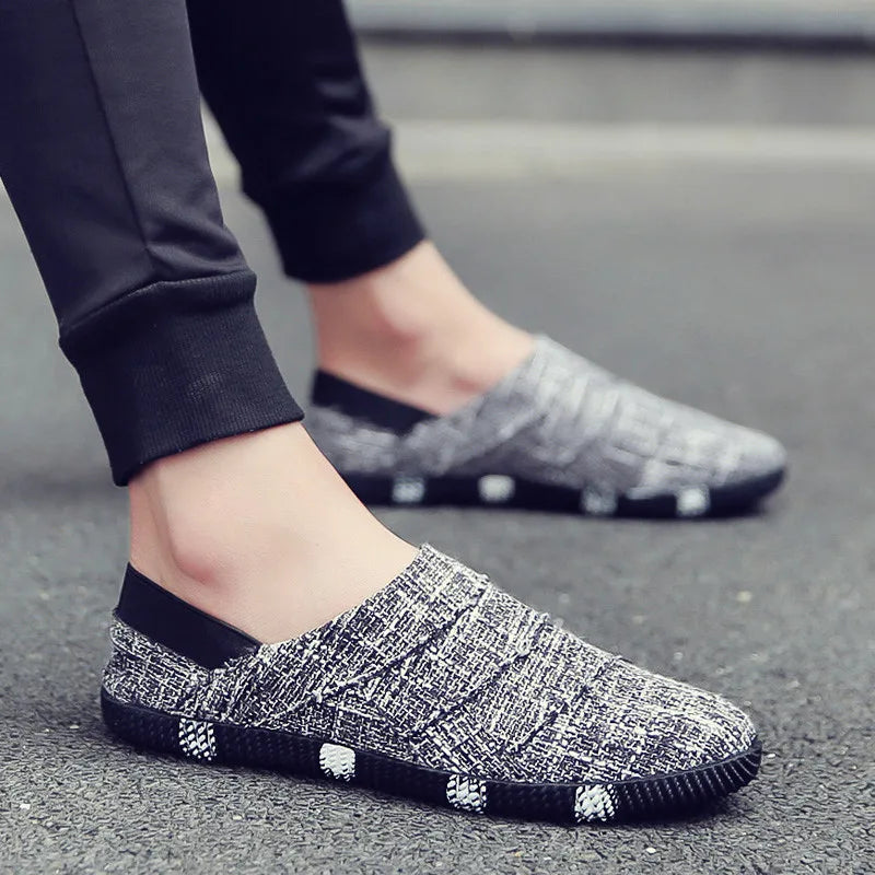 Lehké a stylové plátěné espadrilky s konopovou podrážkou pro muže - Elias