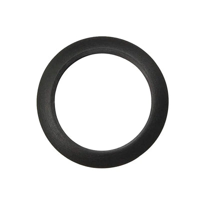 Schwarze Gummidichtung, rund, für Sanitärinstallationen, langlebig, wasserfest.