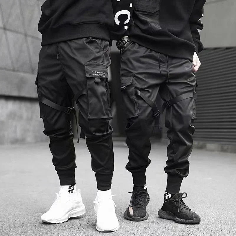 Podzimní Multi-Pocket Hip-Hop Pánské Cargo Kalhoty – Dante