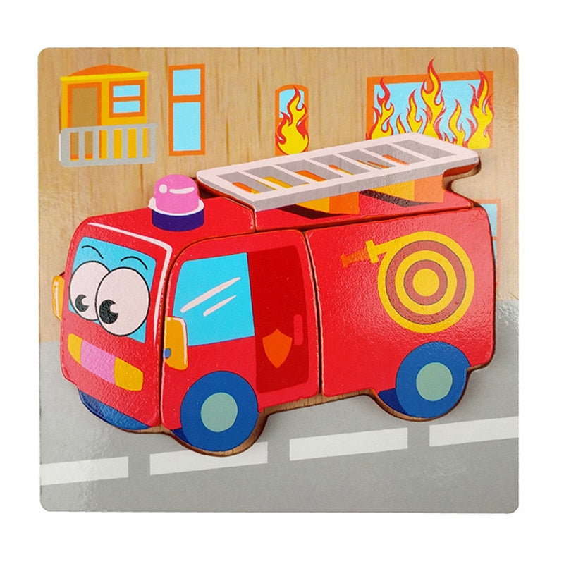 Montessori dřevěné vzdělávací puzzle – Barevná radost (1+1 zdarma)