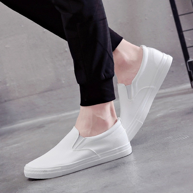 Pánské slip-on kožené tenisky – Jonas