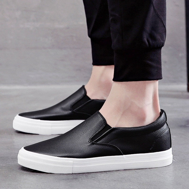 Pánské slip-on kožené tenisky – Jonas