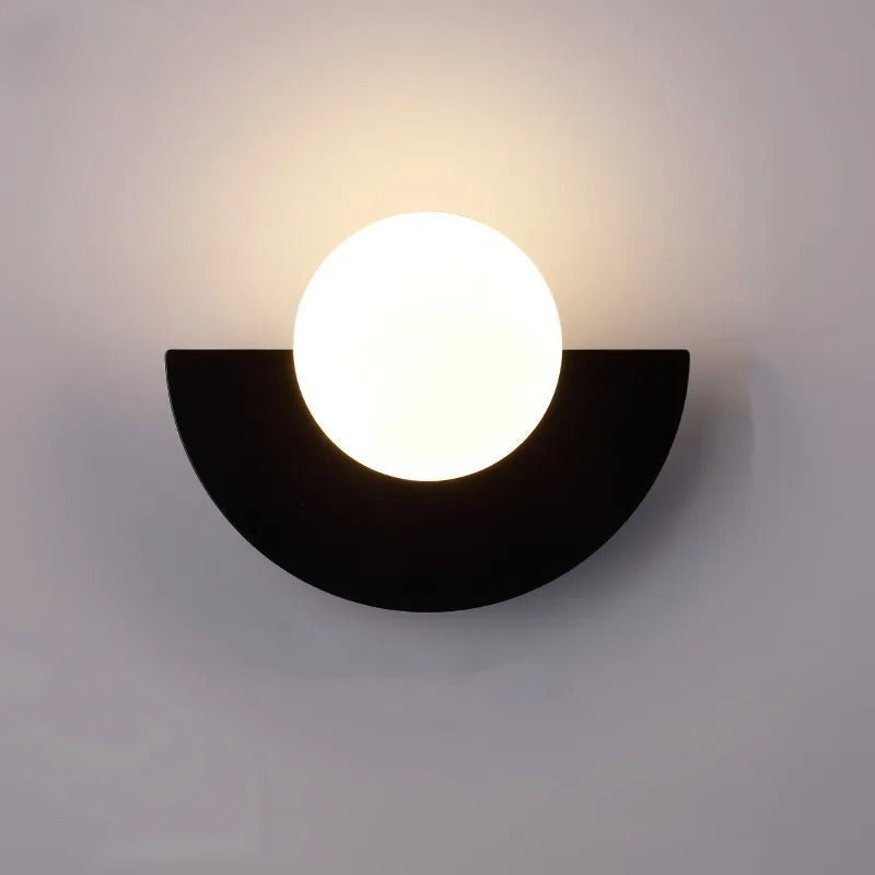 Polokruhová nástěnná lampa Minimalistická - ArcLight