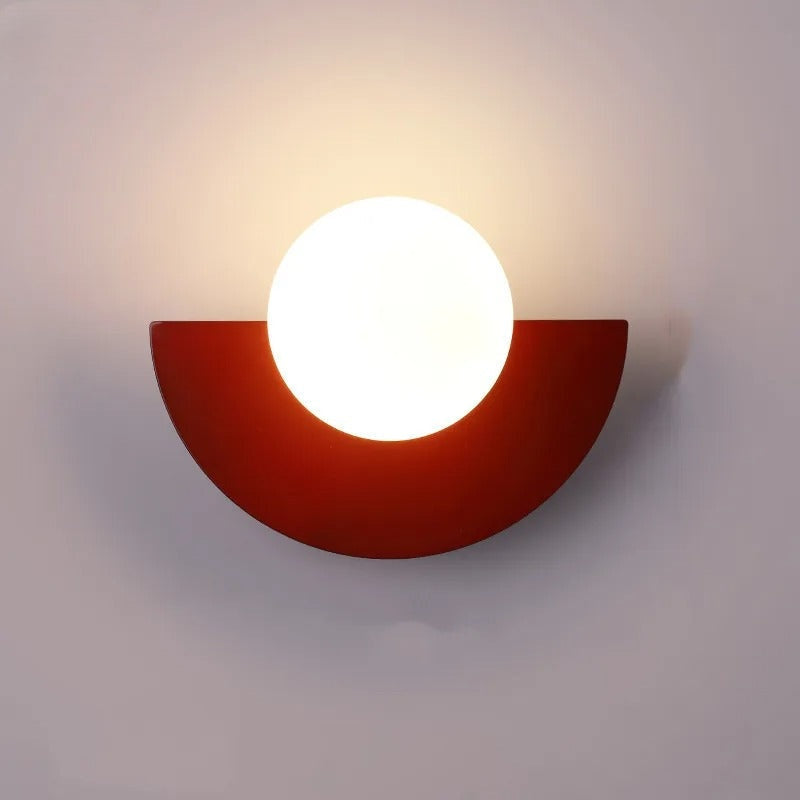 Polokruhová nástěnná lampa Minimalistická - ArcLight