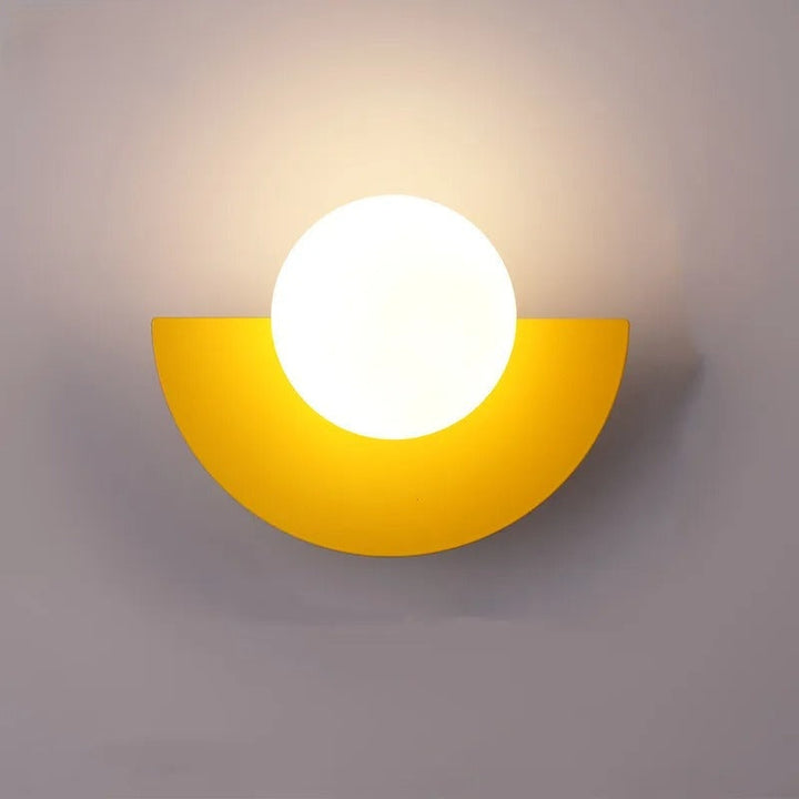 Polokruhová nástěnná lampa Minimalistická - ArcLight