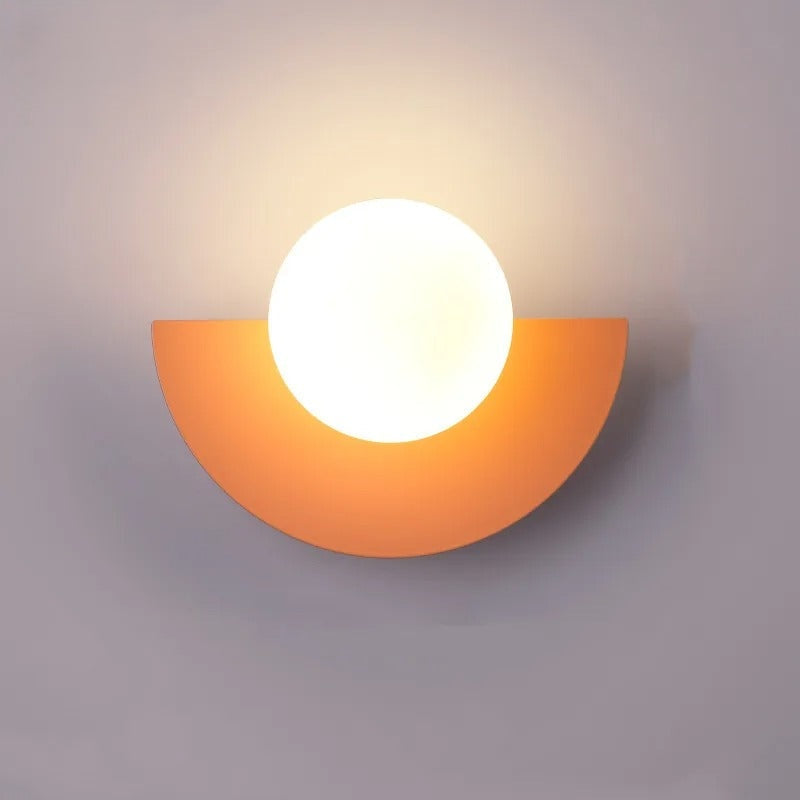 Polokruhová nástěnná lampa Minimalistická - ArcLight