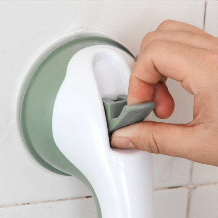 Bathroom Safety Grab Bar | No Drilling | Strong Suction Grip 8