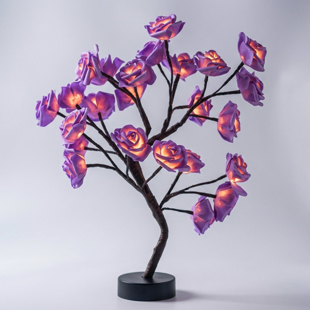 Handcrafted Floral Light Sculpture -  Glowbloom