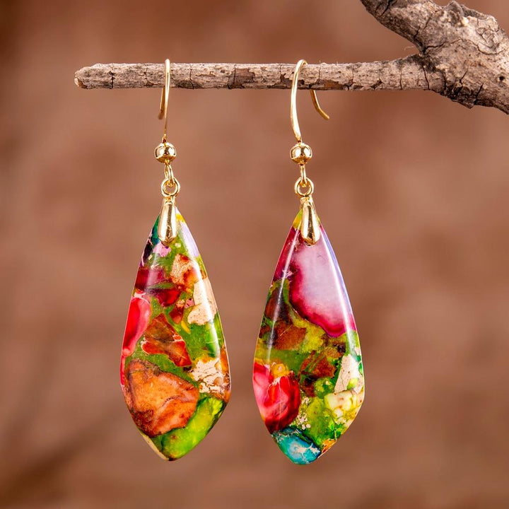 Handgefertigte Ohrringe - JasperGlow 