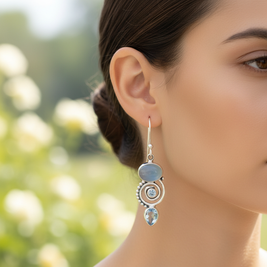 Handgefertigte Ohrringe - Mirae 