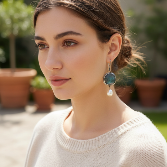 Handgefertigte Ohrringe - NaturalGem 