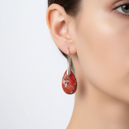 Handgefertigte Teardrop-Ohrringe - HarmonyEarring 