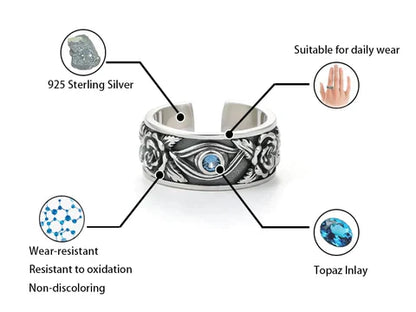 Handgefertigter Silberring - ProtectionRing 