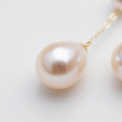 Hängende Perlenohrringe - PearlGlimmer 