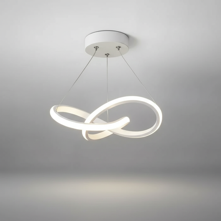 Hängende Wellenförmige Lampe - HaloWeave