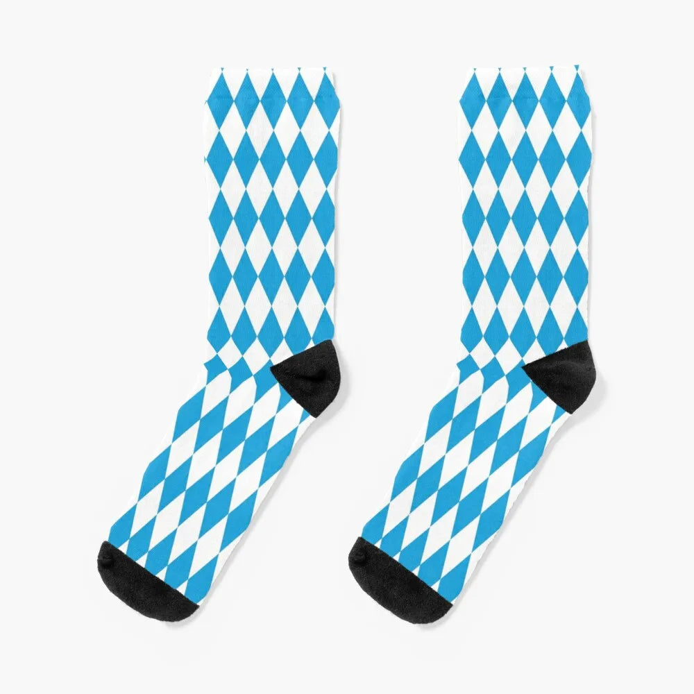 Ponožky s kosočtverečným vzorem (balení po 3) – WiesnRauten Oktoberfest 2025