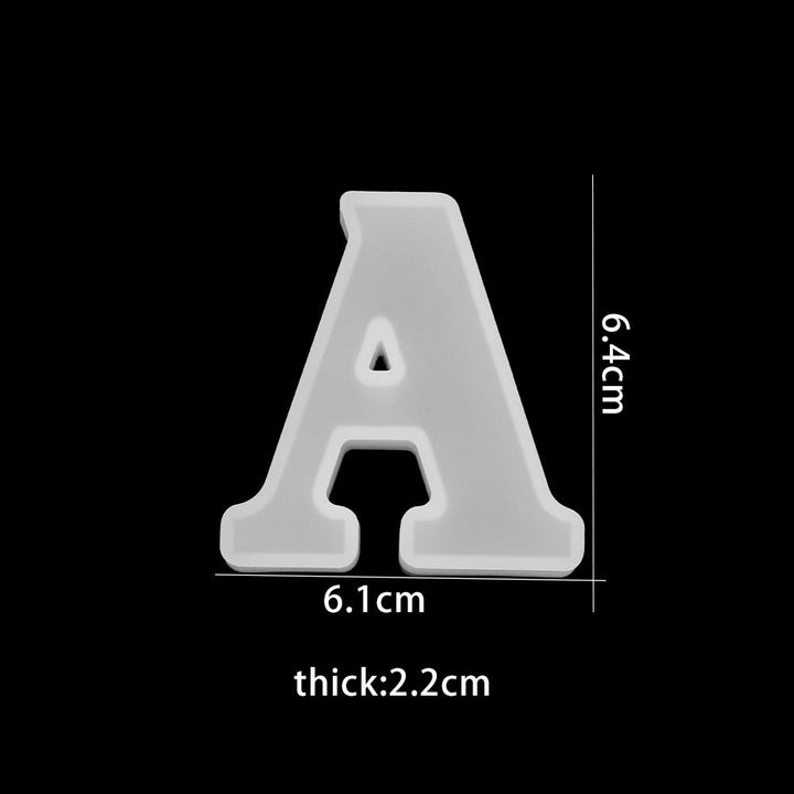 3D silikonová forma na odlévání čokoládových písmen – Pečení radost (1+1 zdarma)