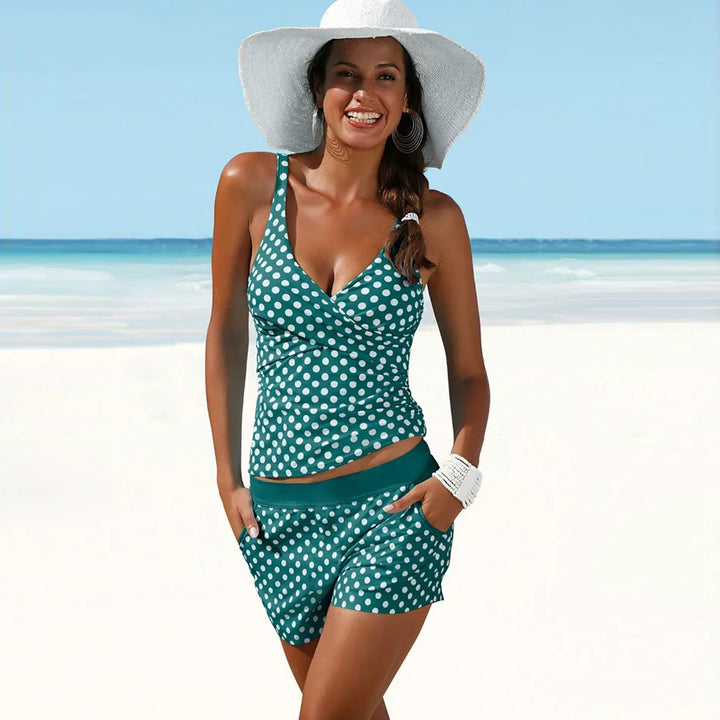 Tankini set s puntíkovaným vzorem – Mireille