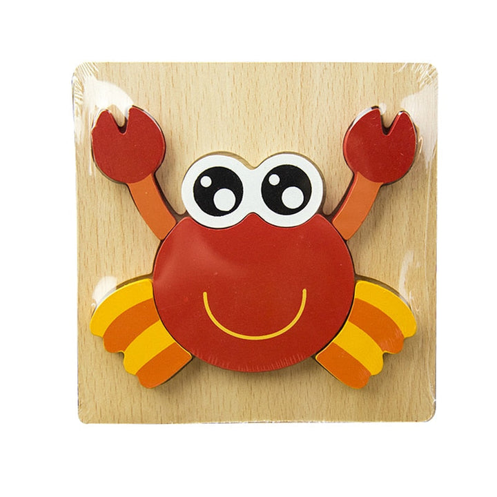 Montessori dřevěné vzdělávací puzzle – Barevná radost (1+1 zdarma)