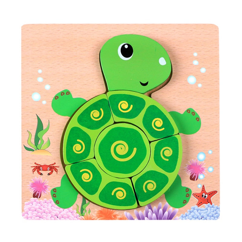 Montessori dřevěné vzdělávací puzzle – Barevná radost (1+1 zdarma)