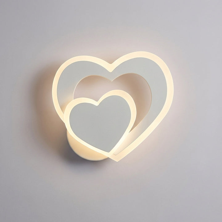 Heart Shaped LED Wall Light -  GleamHeart