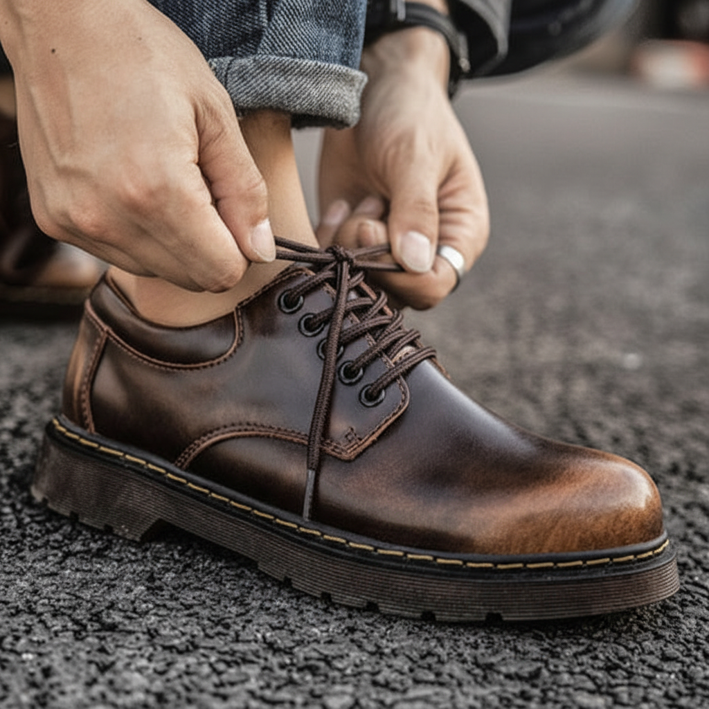 Herren Schuhe Mit Robuster Sohle - Gerald